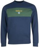 Barbour Heritage Men's Honour Panel Sweatshirt - Navy - M