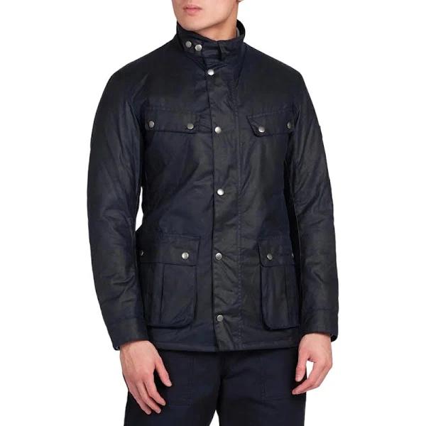 Barbour International Duke Wax Jacket Navy