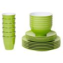 Barel Designs 24-piece Melamine Set in Lime