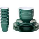 Barel Designs 24-piece Melamine Set in Lime
