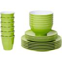 Barel Designs 24-piece Melamine Set in Red
