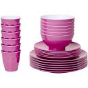 Barel Designs 24-piece Melamine Set in Red