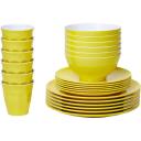 Barel Designs 24-piece Melamine Set in Red