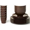 Barel Designs 24-piece Melamine Set in Red