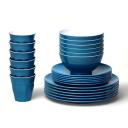 Barel Designs Classic Melamine Set (Cyan) - 48 Pieces