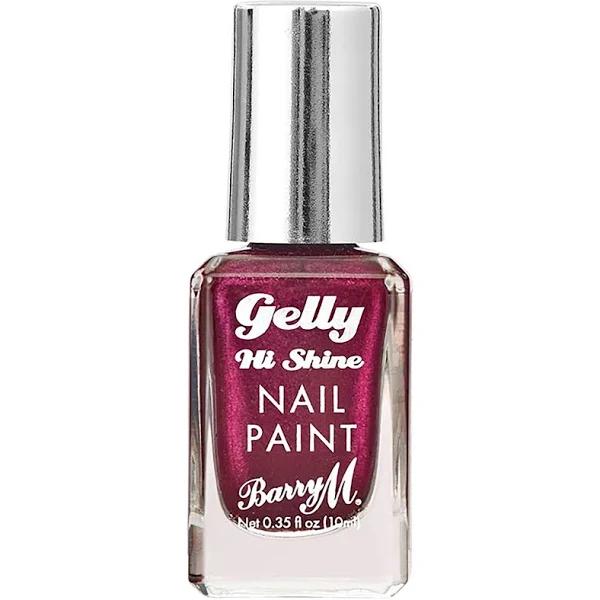Barry M Gelly Hi Shine Nail Paint - Beetroot 10ml