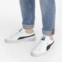 Basket Classic XXI Men's Sneakers in White/Black, Size 12 by Puma