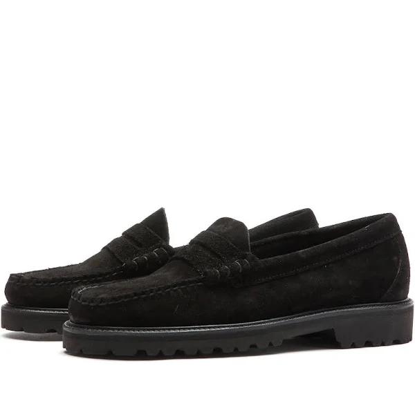 Bass Weejuns Men's Larson 90s Loafer in Black Suede, Size UK 7.5 | END. Clothing