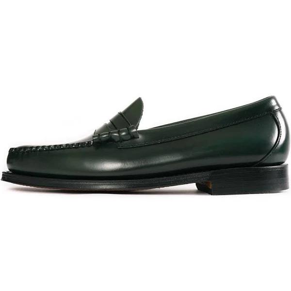 Bass Weejuns Men's Larson Penny Loafer in Dark Green Leather, Size UK 11 | END. Clothing