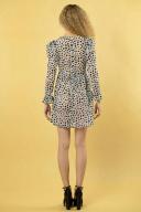 Batsheva Ruffled Flocked Tulle Mini Dress - Women - White Dresses - S