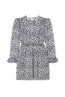 Batsheva Ruffled Flocked Tulle Mini Dress - Women - White Dresses - XXL
