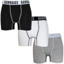 Bawbags Colour Block 3-Pack Boxer SHORTS-XS
