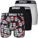 Bawbags Colour Block 3-Pack Boxer SHORTS-XS