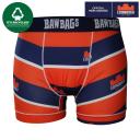 Bawbags Edinburgh Rugby Cool de Sacs Stripe Boxer Shorts Navy/Orange