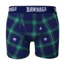 Bawbags Kids Scotland Rugby Tartan Boxer - Tartan / 6yr