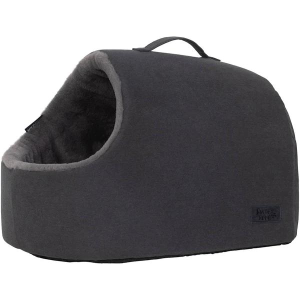 Baxter Bone Charcoal One Size Cave Pet Bed