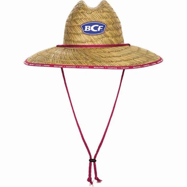 BCF Youth Straw Hat Pink 52cm