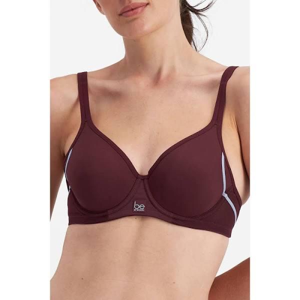 Be by Berlei Women's Active Contour Sports Bra - Merlot - Size 18C