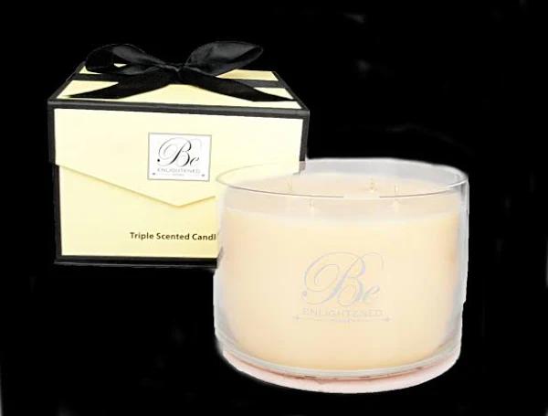 Be Enlightened Triple Scented Luxury Candle Passionfruit & Paw Paw