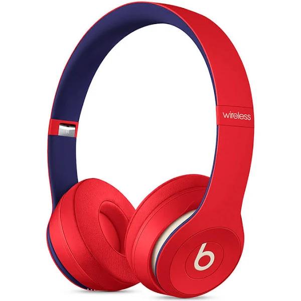 Beats Solo3 Wireless On-Ear Headphones Club Collection - Red