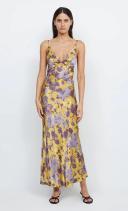 Bec + Bridge Indi Strappy Maxi Dress 12 Violet AU519391