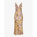 Bec + Bridge Indi Strappy Maxi Dress 12 Violet AU519391