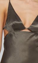 Bec + Bridge Indi Strappy Maxi Dress 14 Olive AU537964