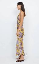 Bec + Bridge Indi Strappy Maxi Dress 8 Violet AU519382