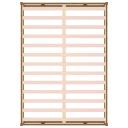 Bed Frame Honey Brown 137x187 cm Double Size Solid Wood vidaXL