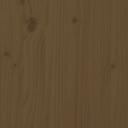 Bed Frame Honey Brown 137x187 cm Double Size Solid Wood vidaXL