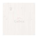 Bed Frame White 137x187 cm Double Size Solid Wood Pine