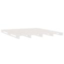 Bed Frame White 137x187 cm Double Size Solid Wood Pine