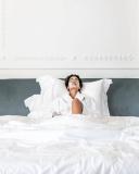 Bedding Set with Sheet Calm Grey / Cotton Percale / Double