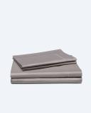 Bedding Set with Sheet Calm Grey / Cotton Percale / Double