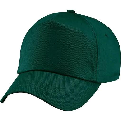 Beechfield Plain Unisex Junior Original 5 Panel Baseball Cap Bottle One Size