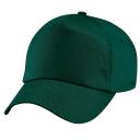Beechfield Plain Unisex Junior Original 5 Panel Baseball Cap (Lime Green)