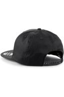 Beechfield Unisex 5 Panel Retro Rapper Cap Black One Size