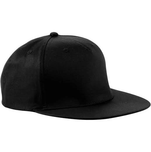 Beechfield Unisex 5 Panel Retro Rapper Cap Black One Size