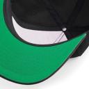 Beechfield Unisex Original Flat Peak Snapback Cap Black/Royal Blue One Size