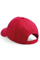 Beechfield Unisex Plain Original 5 Panel Baseball Cap Classic Red One Size