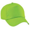 Beechfield Unisex Plain Original 5 Panel Baseball Cap Lime Green One Size