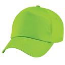 Beechfield Unisex Plain Original 5 Panel Baseball Cap Lime Green One Size