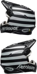 Bell Moto-9 MIPS Fasthouse Signia Helmet - Black/White - M