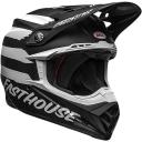 Bell Moto-9 MIPS Helmet Fasthouse Signia Matte Black/White