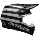 Bell Moto-9 MIPS Helmet Fasthouse Signia Matte Black/White