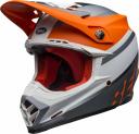 Bell Moto-9 MIPS Prophecy Matte Helmet - Orange/Black/Grey - L
