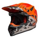 Bell Moto-9 MIPS Tremor Motocross Helmet - Black Orange Chrome