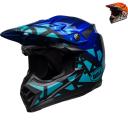 Bell Moto-9 MIPS Tremor Motocross Helmet - Black Orange Chrome