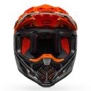 Bell Moto-9 MIPS Tremor Motocross Helmet - Black Orange Chrome