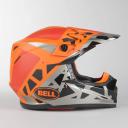 Bell Moto-9 MIPS Tremor Motocross Helmet - Black Orange Chrome